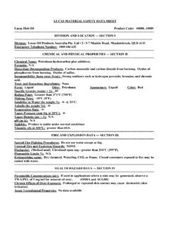 lucas reagent msds|LUCAS PRODUCTS SAFETY DATA SHEET .